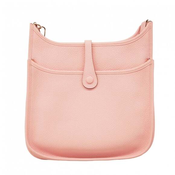 Hermes Hermès Evelyn 3PM Shoulder Bag in Taurillon Clemence Leather with Rose... - Picture 10 of 10